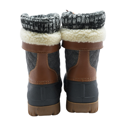 Gray Winter Boots