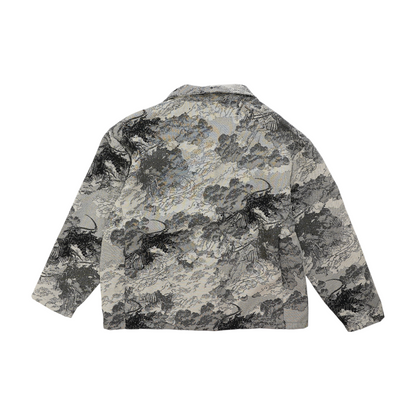 Gray Graphic Jacket