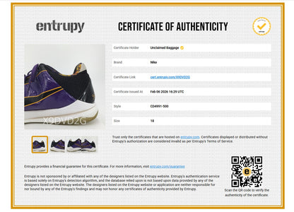 Kobe 5 Protro Low-Top Athletic Shoes