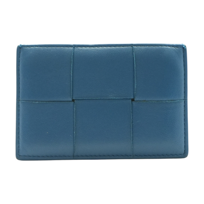 Blue Cassette Credit Card Case