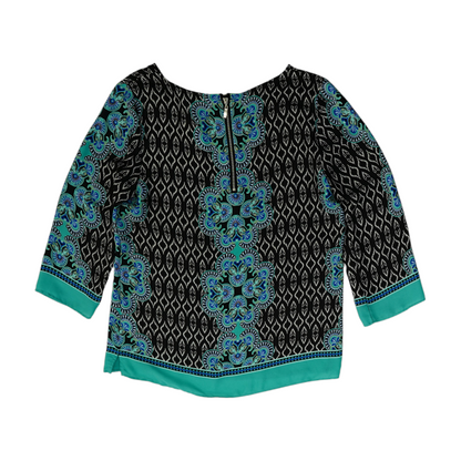 Black Print Blouse