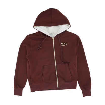 Maroon Solid Active Jacket