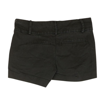 Black Solid Chino Shorts