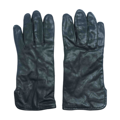 Black Leather Gloves