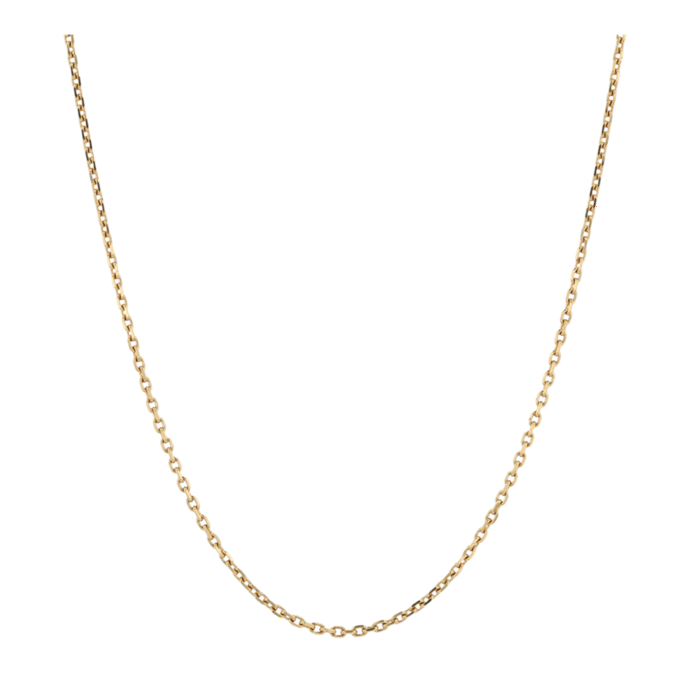 18K Yellow Gold Chain Necklace – Image 1