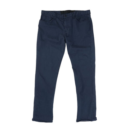 Navy Solid Chino Pants