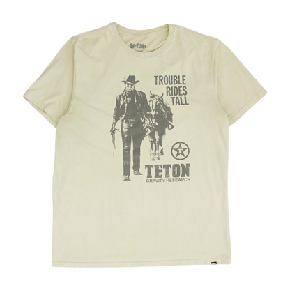 Tan Solid T-Shirt