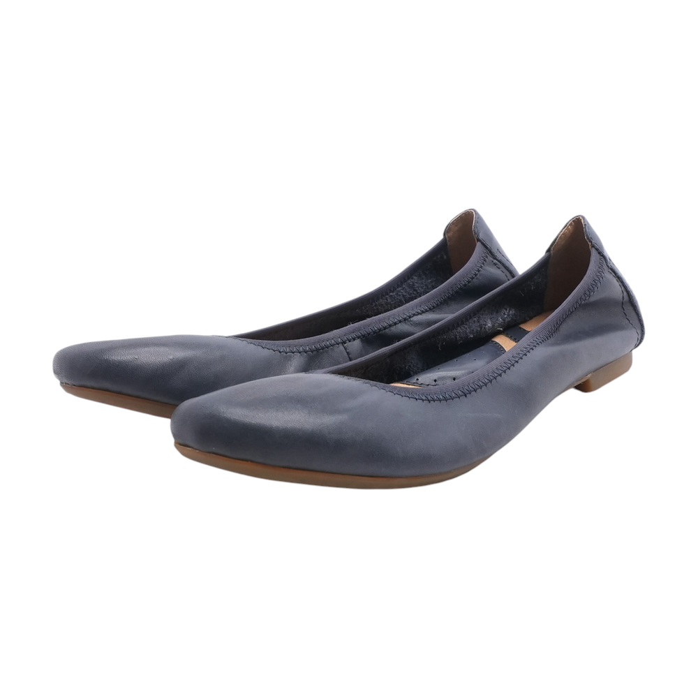 Navy Slip-On Flats