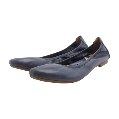 Navy Slip-On Flats