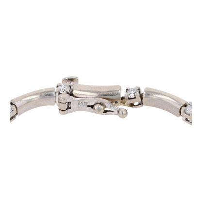 3/4 ctw 14K White Gold Diamond Chain Bracelet