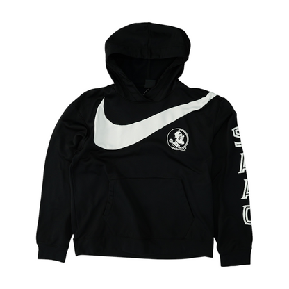 Black Florida State Seminoles Solid Hoodie Pullover