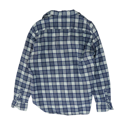 Blue Plaid Flannel Button Down