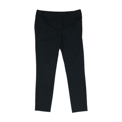 Black Solid Chino Pants