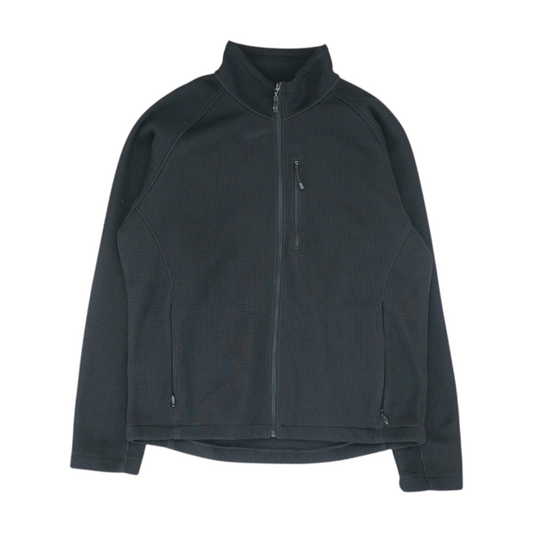 Black Solid Active Jacket