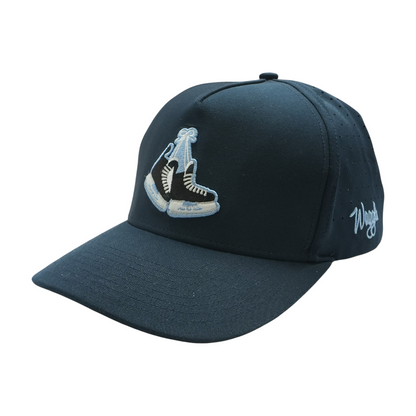 Navy Ice Skates Ballcap Hat