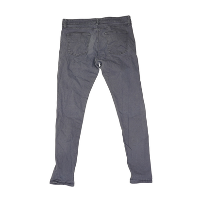 Gray Tapered Jeans