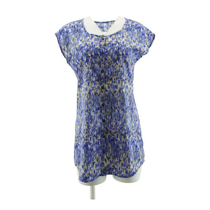 Blue Graphic Mini Dress