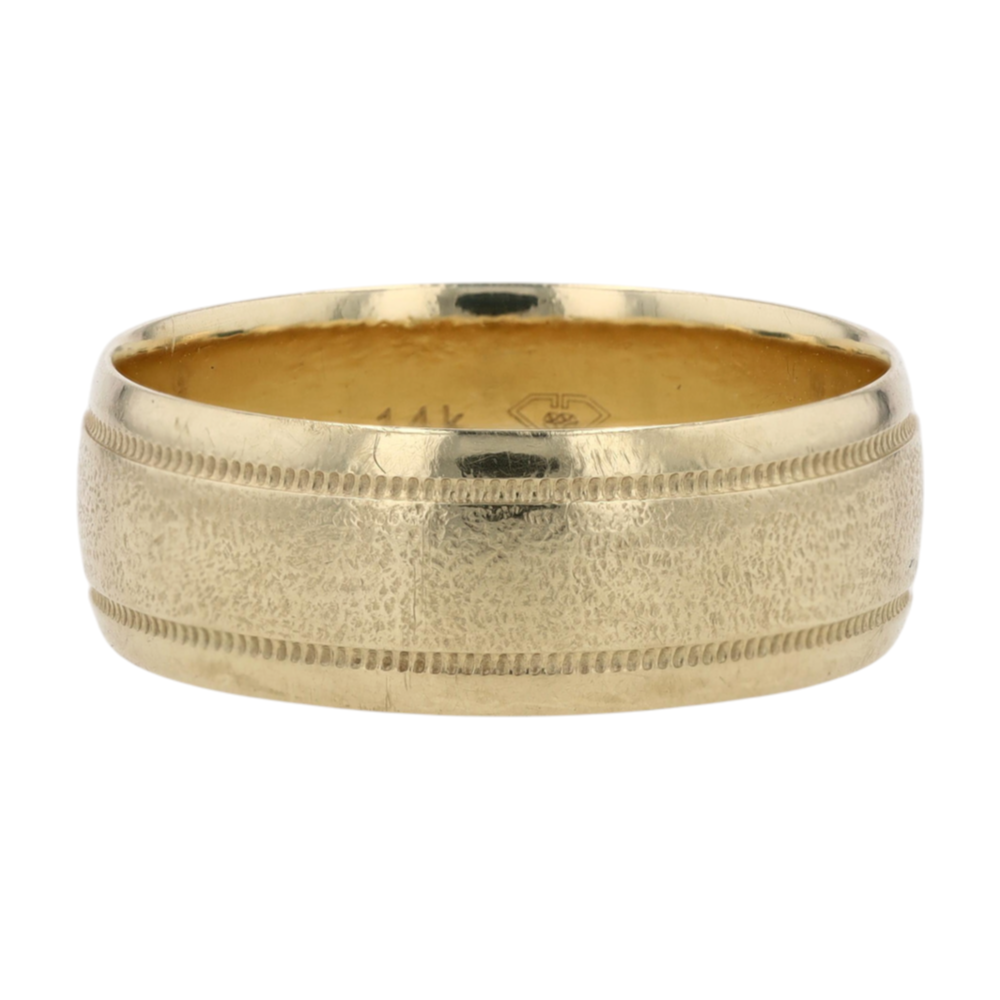 14K Yellow Gold Band