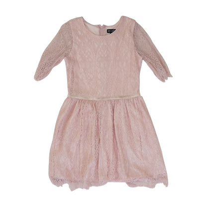 Pink Solid Dress