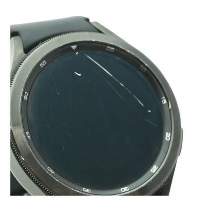 46mm Galaxy Watch4 Classic Black Smartwatch Black Band S/M