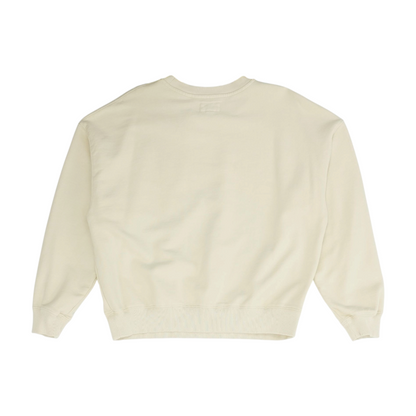 Beige Solid Sweatshirt Pullover