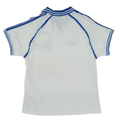 White Solid Short Sleeve Polo