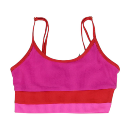 Multi Color Block Swim Top