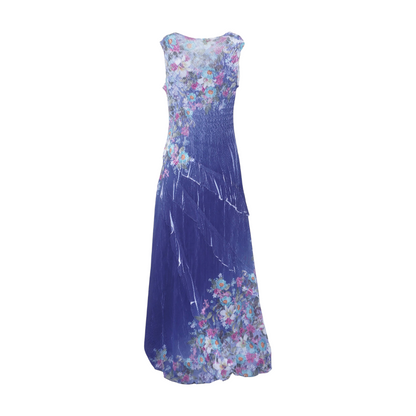 Navy Floral Maxi Dress