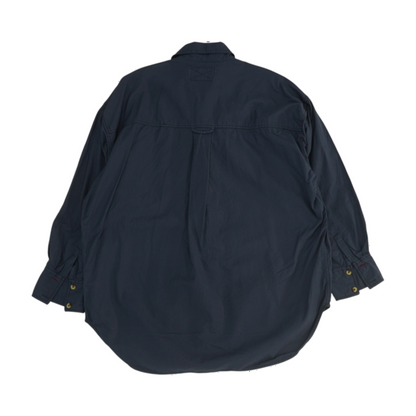 Navy Long Sleeve Button Down