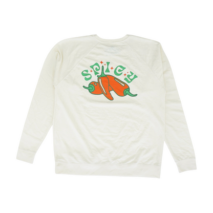 Beige Plus Size Graphic Sweatshirt Pullover