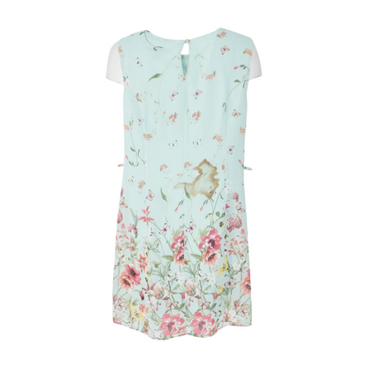 Green Floral Midi Dress