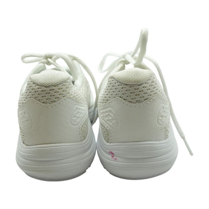 Surge White Low Top Athletic Shoes