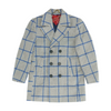 Elie Balleh Gray Check Coat – Image 1