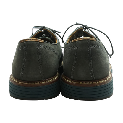 Gray Lace-Up Dress Shoes