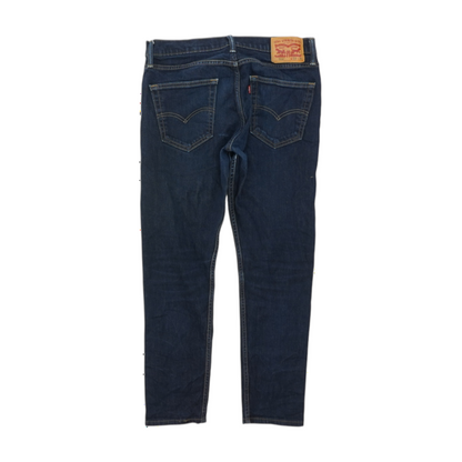 512 Navy Tapered Jeans