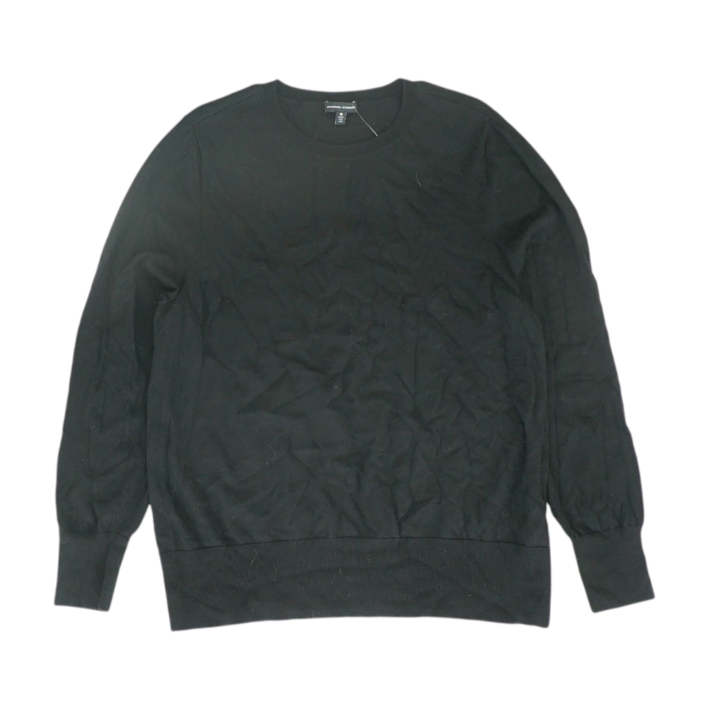 Universal Standard Black Solid Pullover Sweater – Image 1