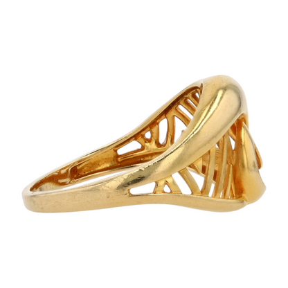 18K Yellow Gold Fashion Ring