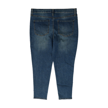 Blue Tapered Jeans