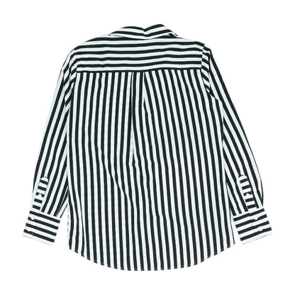 Black Striped Button Down