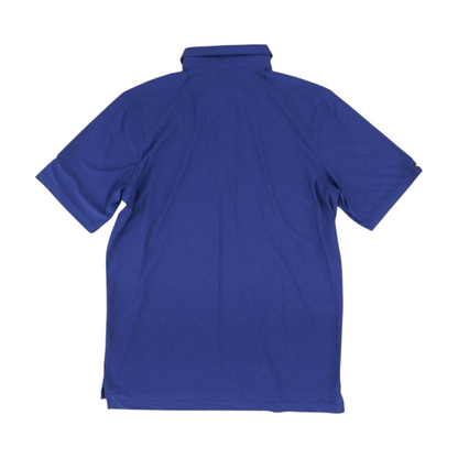 Navy Solid Short Sleeve Polo
