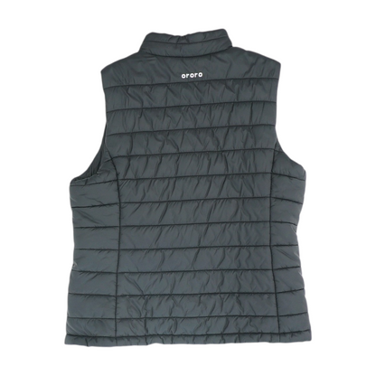 Black Long Solid Vest