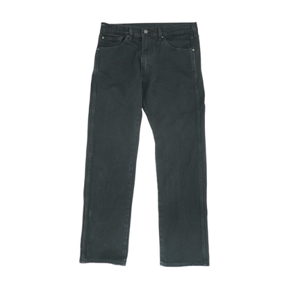 557 Black Straight Jeans