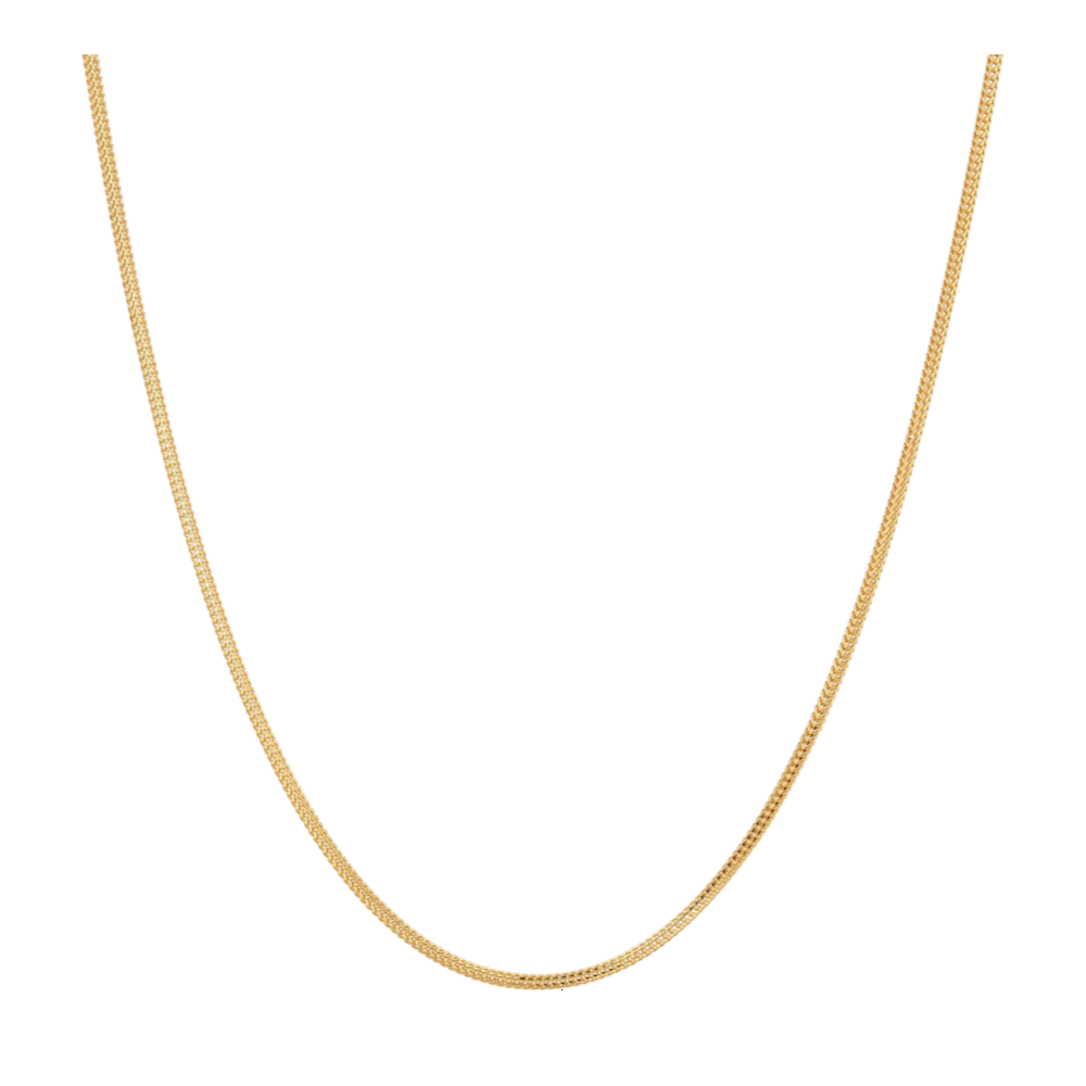 22K Yellow Gold Chain Necklace