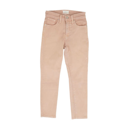 Pink Solid Jeans