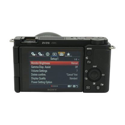 ZV-E10 24.2MP Mirrorless Camera
