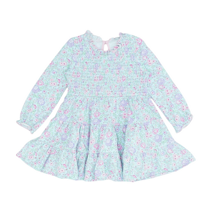 Blue Floral Dress