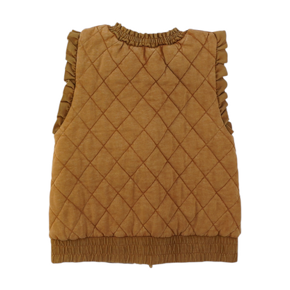 Brown Solid Vest