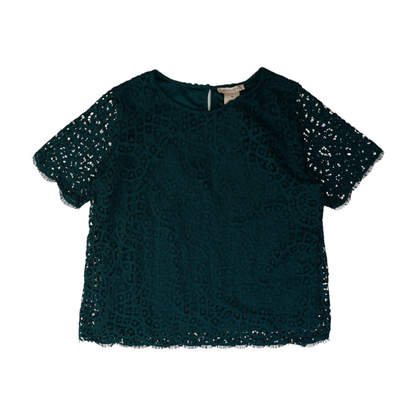 Green Print Blouse