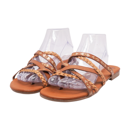Brown Flat Sandals