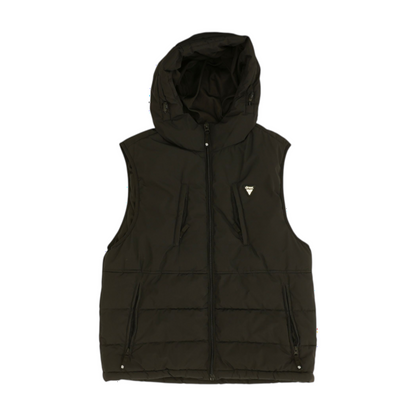 Black Solid Vest